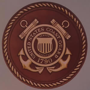 US Coast Guard Bronze Emblem