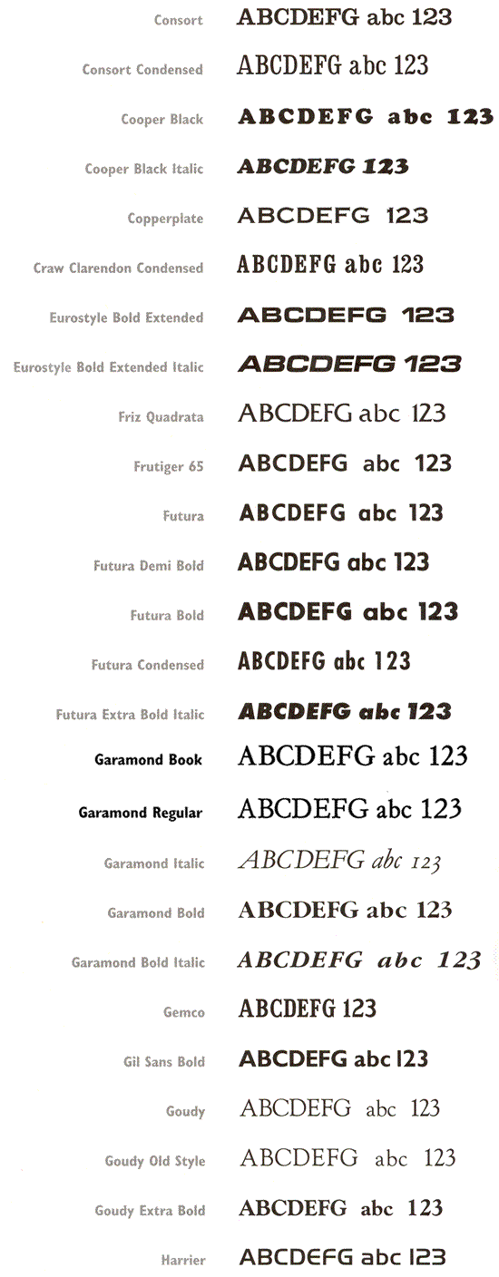 Gemini Letters - Flat Cut Metal Letters Font Styles